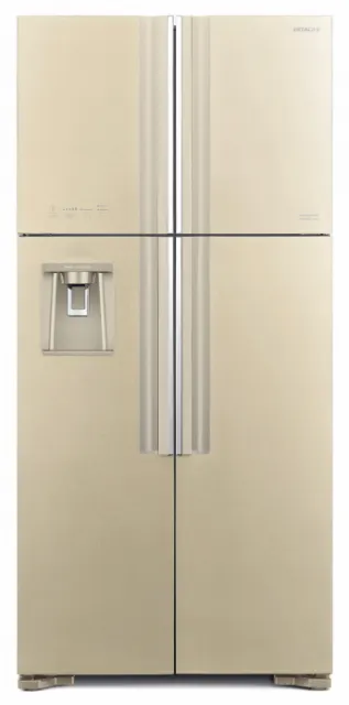 Холодильник Hitachi R-W660PUC7 GBE бежевое стекло