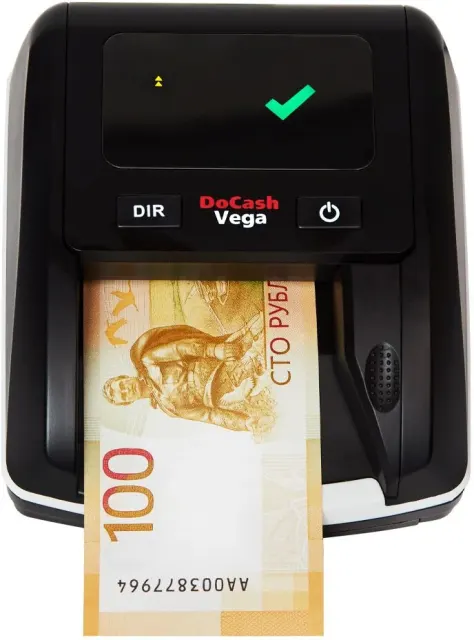 Детектор банкнот DoCash Vega автоматический рубли АКБ