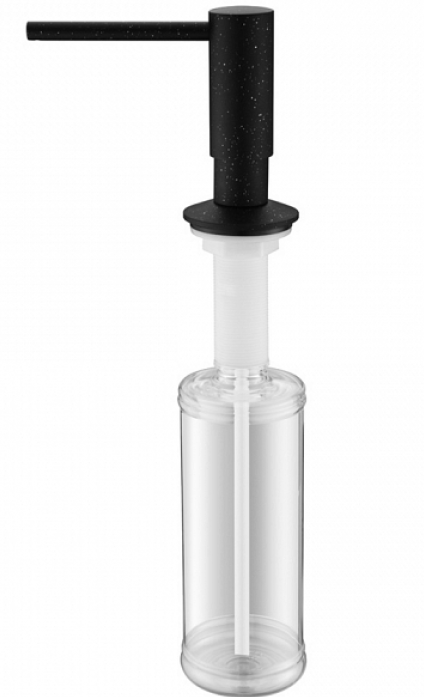 Дозатор для жидкого мыла Paulmark DECUS, D004-BLM, черный,