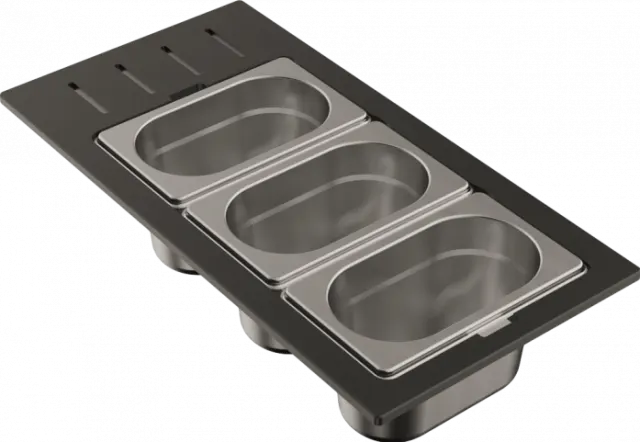 Контейнер Omoikiri DC-02-3-IN нержавеющая сталь 4999078