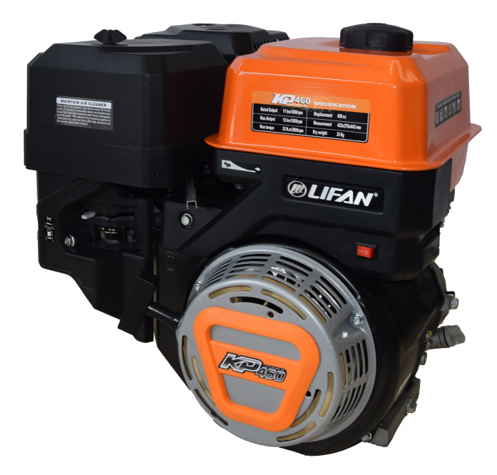 Двигатель Lifan бензиновый KP460E 3А (20 л.с.) 192FD-2T-3А KP460E 3А