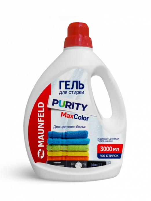 Гель для стирки Maunfeld Purity Max color 3000мл MWL3000PC