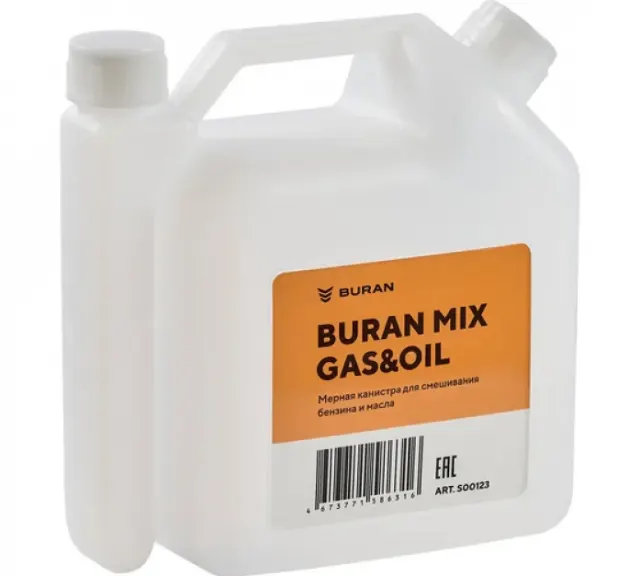 Канистра мерная для смешивания масла с бензином INSTRUMAX BURAN MIX GAS&OIL S00123