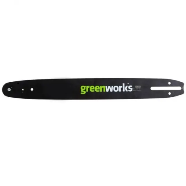 Стальная шина GreenWorks 45 см для 220V 2000 ватт цепной пилы 20037 29777