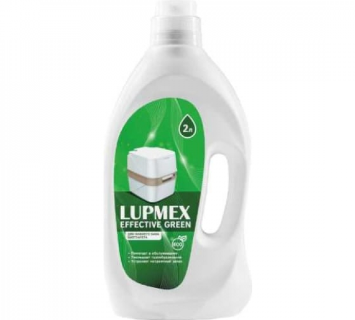 Туалетная жидкость Lupmex Effective Green 2л 79096
