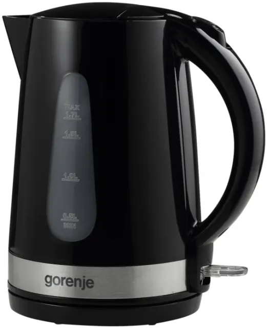 Чайник Gorenje K17BK черный/серебристый