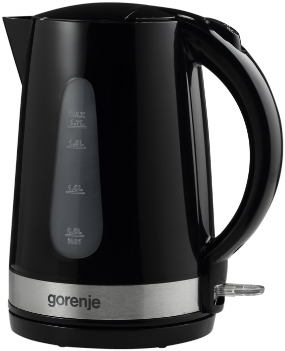 Чайник Gorenje K17BK черный/серебристый