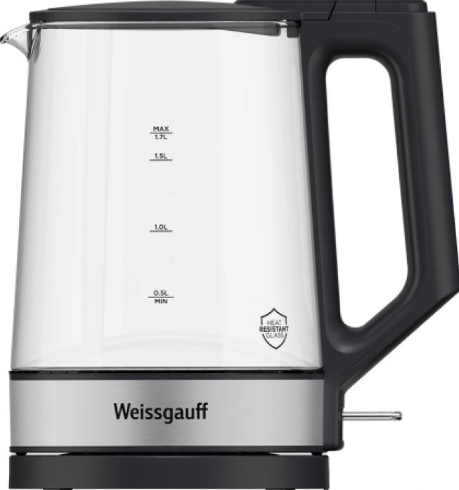 Чайник электрический Weissgauff WK 1700 EcoGlass Graphite 437950