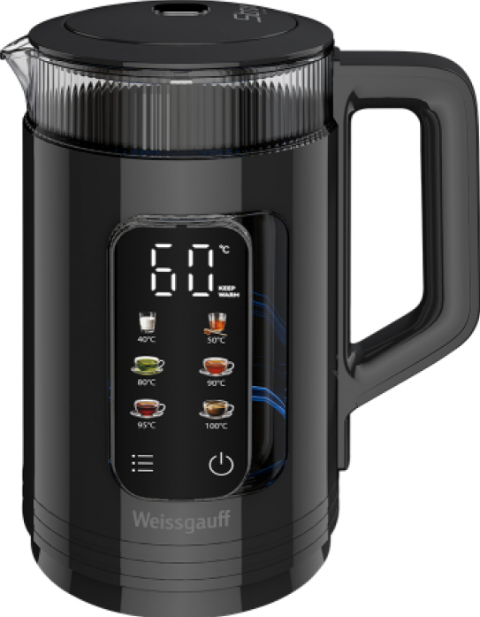 Чайник электрический Weissgauff WK 1520 Db Touch BodyCool 437946