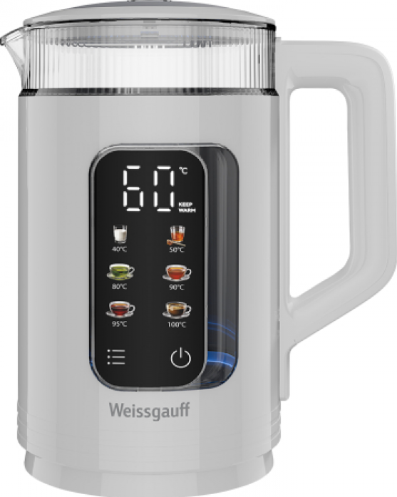 Чайник электрический Weissgauff WK 1520 Dw Touch BodyCool 437948