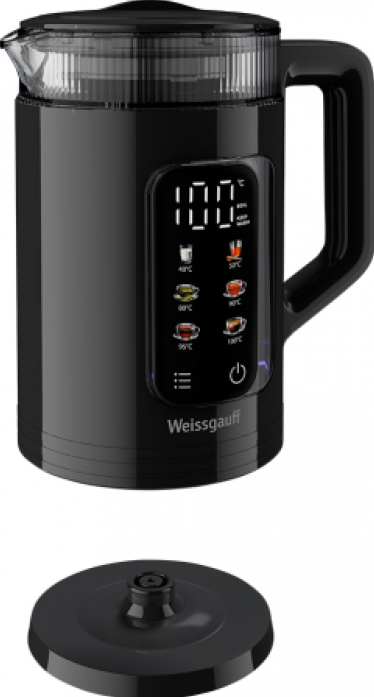Чайник электрический Weissgauff WK 1540 EasyFill Db Touch BodyCool 440284