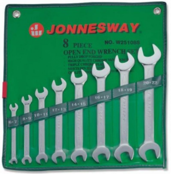 Набор рожковых ключей Jonnesway W25108S