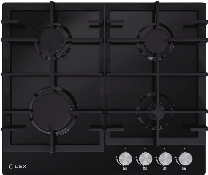 Газовая варочная панель Lex GVE 641 BL MATT EDITION