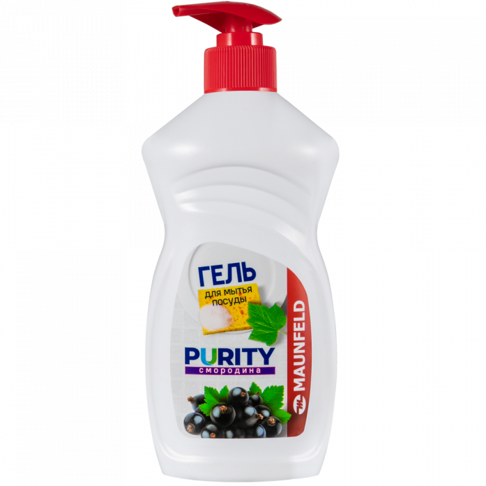 Гель для мытья посуды Maunfeld Purity Смородина 450г MDL450CD (дозатор)