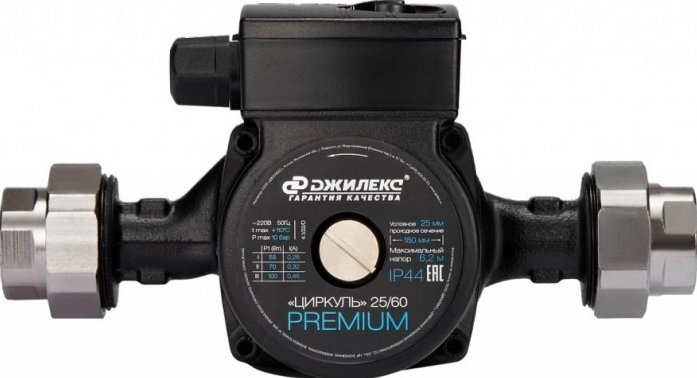 Насос циркуляционный Джилекс ЦИРКУЛЬ 25/60 PREMIUM 2561