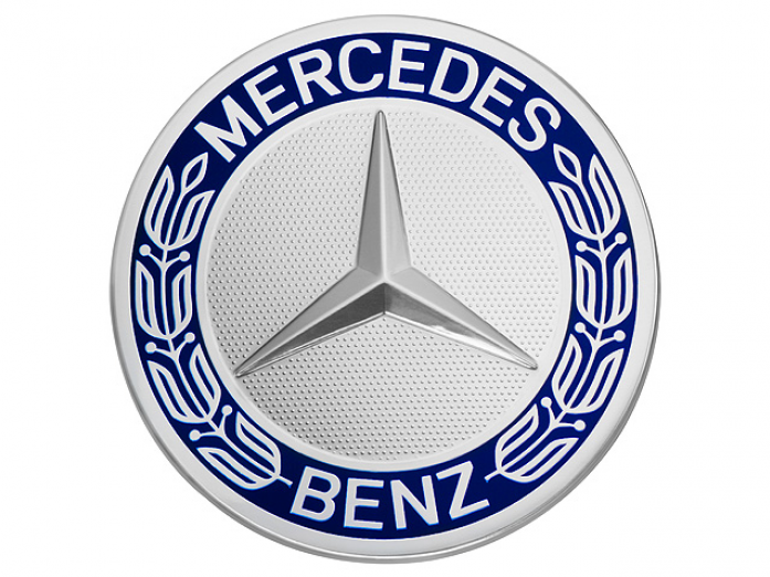 Колпак колеса Mersedes Benz A171 400 01 25 5337 MB синий на литой диск