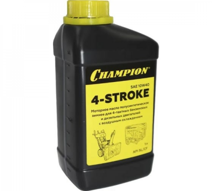 Масло для 4-тактных двигателей Champion SAE 10W40 API SL/CF 1 л 952853