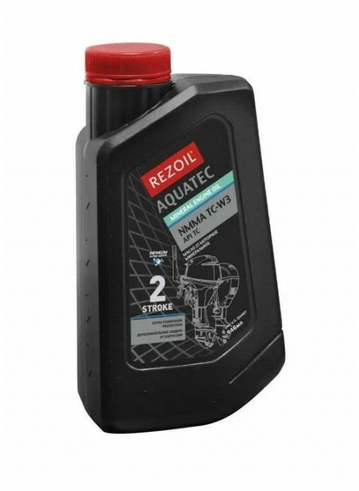 Масло Rezer REZOIL AQUATEC 2-т NMMA TC-W3 0,946 л 03.008.00025
