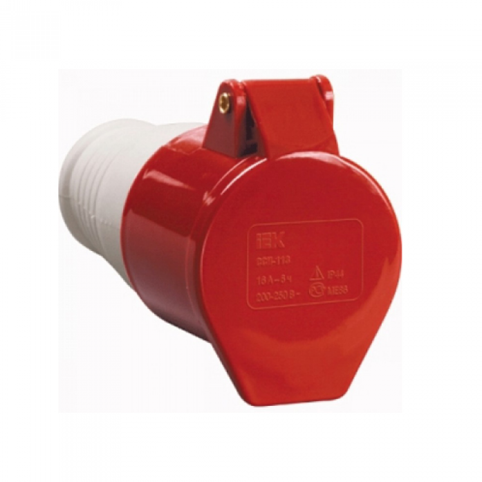 Розетка TDM 223 переносная 2Р РЕ 32А 220В IP44