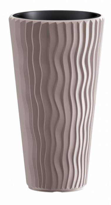 Кашпо для цветов Prosperplast SANDY SLIM DPSP400-7529U мокко 2 предмета 18 и 45л