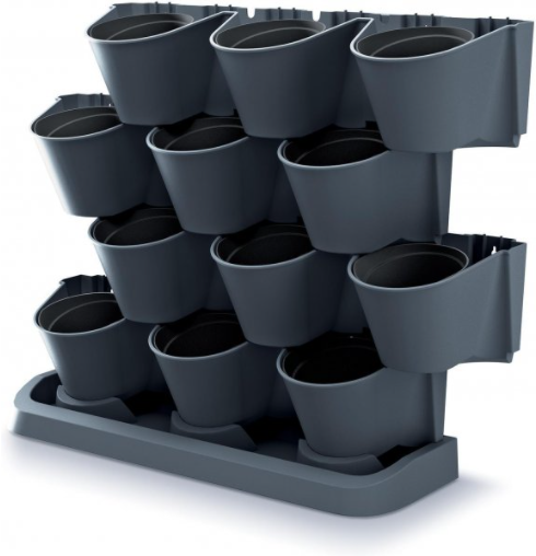 Вертикальный сад Prosperplast CASCADE GARDEN IO2W600S-S433 черный