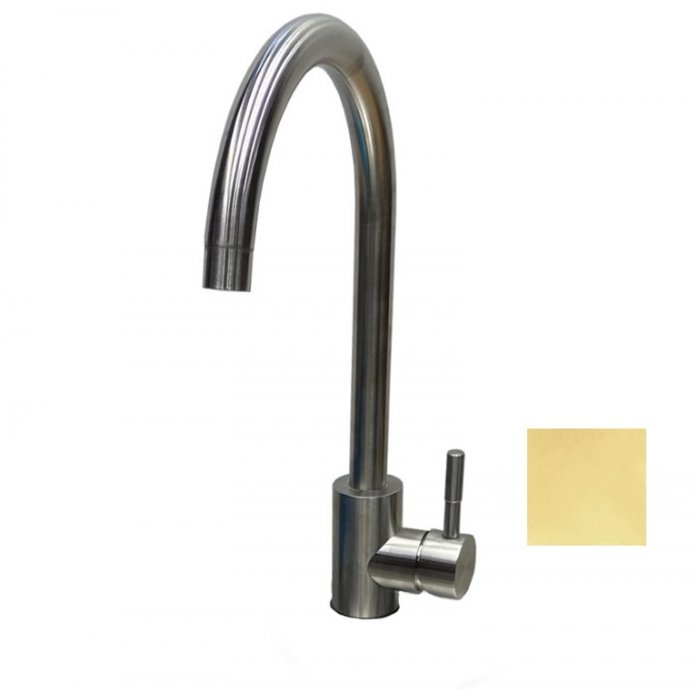 Смеситель для кухни Emar ЕСВ-3020 PVD Golden
