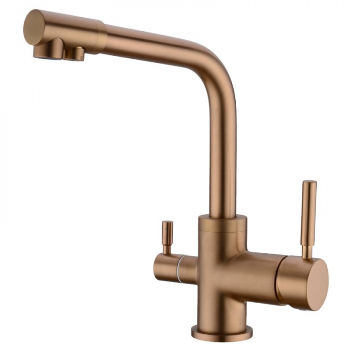 Смеситель для кухни Emar ЕСB - 3003N PVD Coppery