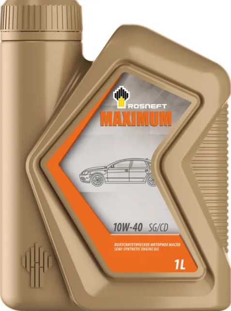 Масло моторное полусинтетическое Rosneft Maximum 10W40 1 л 40814332
