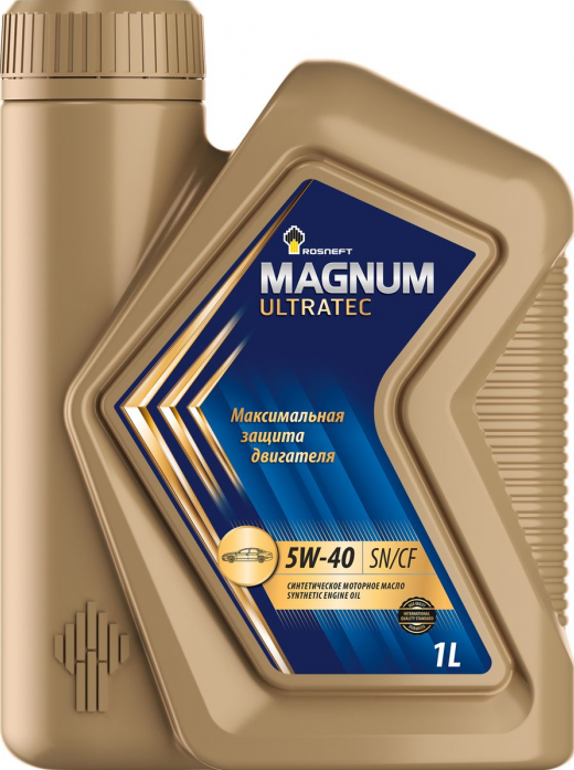Масло моторное синтетическое Rosneft Magnum Ultratec 5W40 1 л 40815432