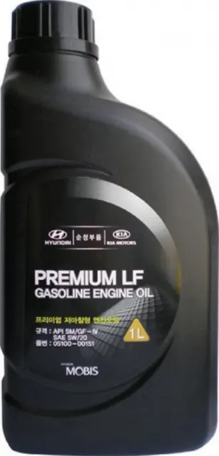 Масло моторное Hyundai/Kia Premium LF Gasoline 5W20 1 л 05100-00151