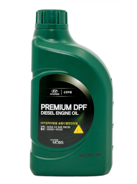 Масло моторное Hyundai Premium Diesel 5W30 DPF 1л 05200-00120