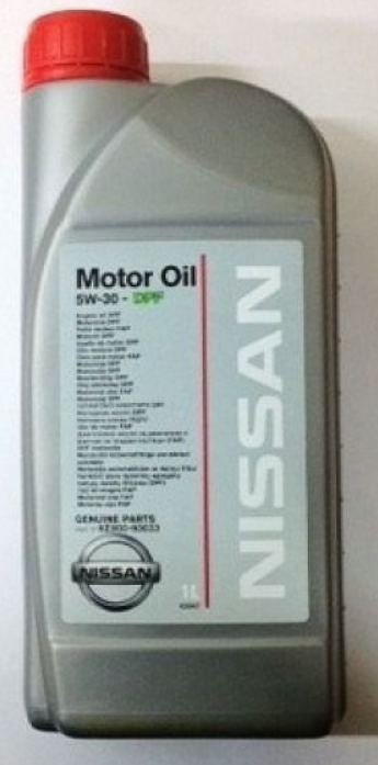 Масло моторное Nissan 5w30 DPF 1л (EU) KE9009-90033 Синтетика