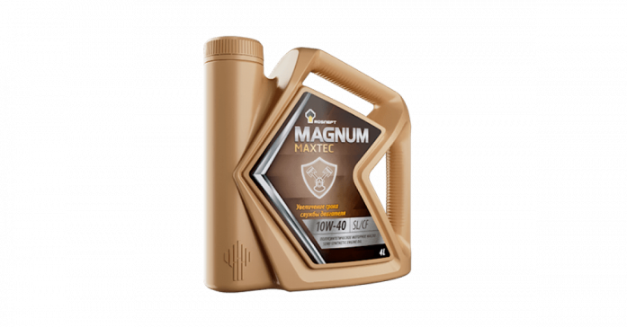 Масло моторное РосНефть Magnum Maxtec 10W40 4 л 40814742