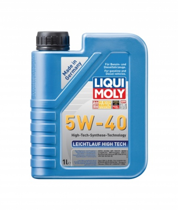 Масло моторное LIQUI MOLY Leichtlauf High Tech 5w40 (1л) Синтетика 8028/3863
