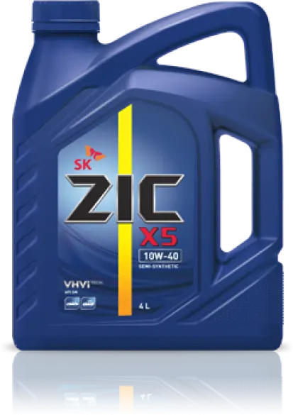 Масло моторное ZIC X5 10W40 п/с (4л)
