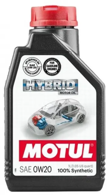 Масло моторное MOTUL Hybrid 0W20 синтетическое 1 л 107141