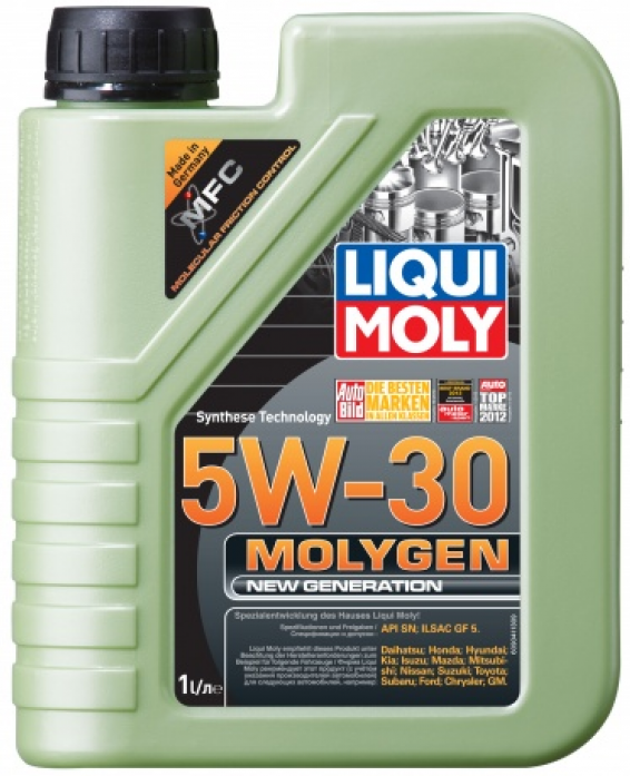 Масло моторное LIQUI MOLY Molygen New Generation 5w30 (1л) Синтетика
