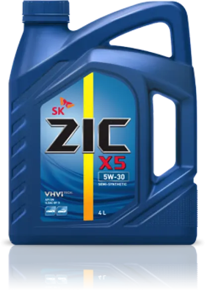 Масло моторное ZIC X5 5W30 п/с (4л) 162621