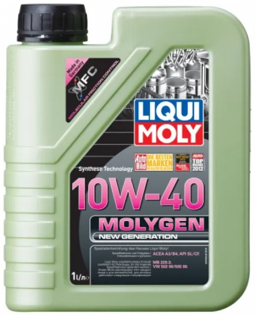 Масло моторное LIQUI MOLY Molygen New Generation 10w40 (1л) Синтетика 9059