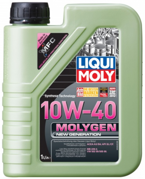 Масло моторное LIQUI MOLY Molygen New Generation 10w40 (1л) Синтетика 9059
