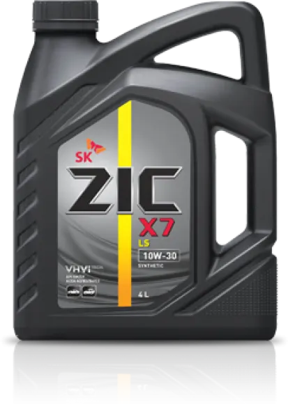 Масло моторное ZIC X7 LS 10W30 синт (4л) 162649