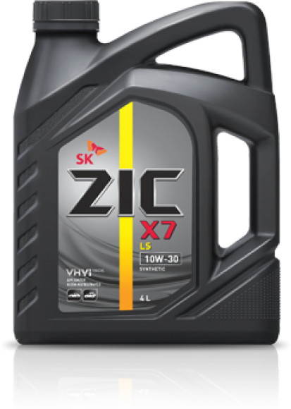 Масло моторное ZIC X7 LS 10W30 синт (4л) 162649
