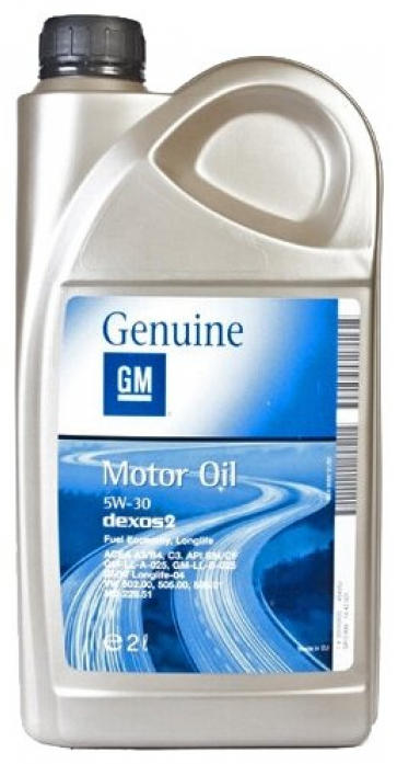 Масло моторное GM Dexos 2 5W30 синтетическое 2 л 93165555