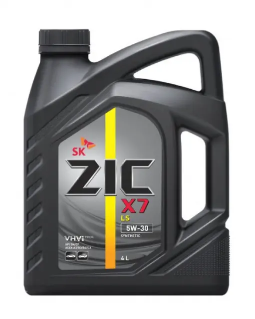 Масло моторное ZIC X7 LS 5W30 син (4л) 162619
