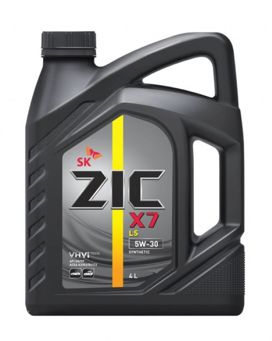 Масло моторное ZIC X7 LS 5W30 син (4л) 162619