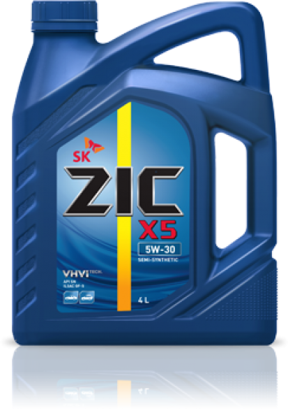 Масло моторное ZIC X5 5W30 п/с (6л) 172621