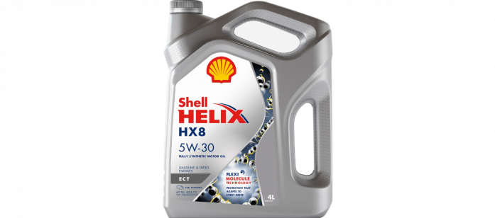 Масло моторное SHELL Helix HX8 ECT 5w30 4л 550045056