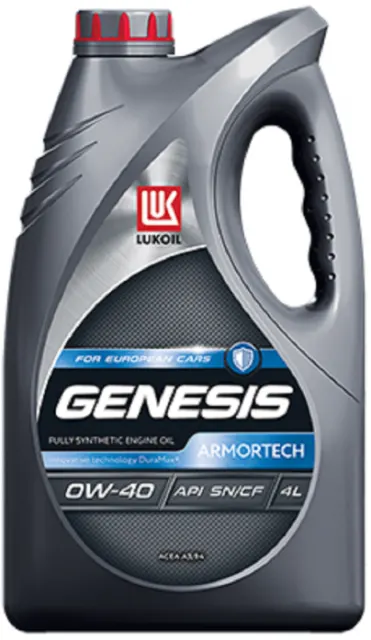 Масло моторное Лукойл Genesis Armortech 0W40 4 л.