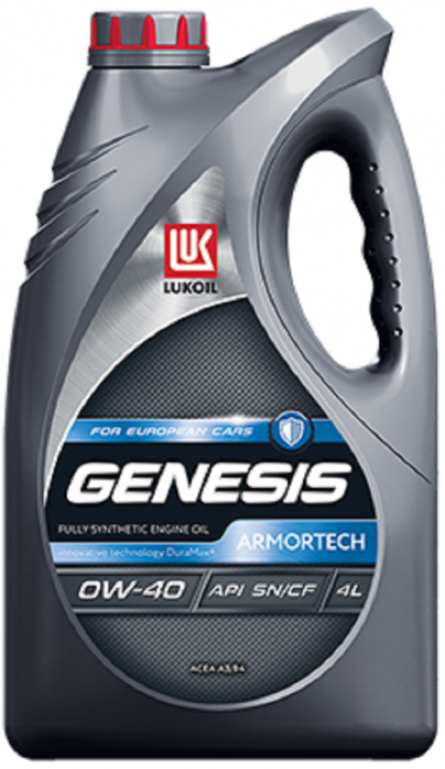 Масло моторное Лукойл Genesis Armortech 0W40 4 л.