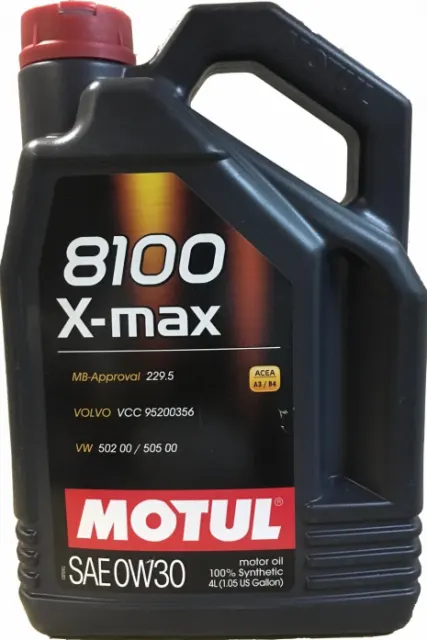 Масло моторное MOTUL 8100 X-max 0W30 4л